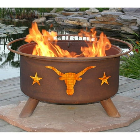 Upc 830995002020 Patina Texas Longhorns 30 In Fire Pit Set With