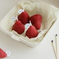 thumbnail image 3 of Creative Strawberry cented Candle Bedroom Wedding Decor 4pcs, 3 of 8