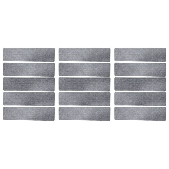 BuyWeek Marches d'escalier, Marches d'escalier en Moquette antidérapantes Marches d'escalier rectangulaires Tapis d'escalier pour la Maison(#1)