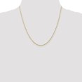 thumbnail image 6 of Auriga Fine Jewelry 10K Yellow Gold 1.5 mm Diamond-Cut Lightweight Rope Chain Necklace for Women 20", 6 of 6