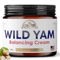 Wild Yam Cream Organic, Moisturizing Body Cream for Women, Plant-Based Skincare Cream, 3.5 oz (100 g)