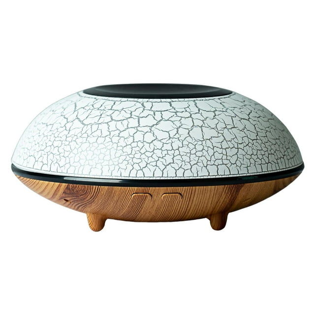 Difusor Eléctrico Portátil Silencioso Zulema Humidificador Ultrasónico Grieta de Madera Clara