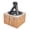 Wood Grain, variant on Rupoun Aromatherapy Diffuser Humidifier Creative Campfire Scent Air Machine Quiet 400ml / 13.5 fl oz Essential Oil Diffuser with Colorful Night Light Timer for Home Office Ornament US Plug 100-240V
