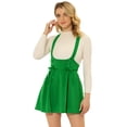 thumbnail image 1 of INSPIRE CHIC Faldas Con Tirantes De Cintura Alta Para Mujer Con Cordones Y Minifalda Con Tirantes Verde M, 1 of 4
