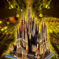 thumbnail image 3 of 3D Three-dimensional Metal Puzzle Sagrada Familia Cathedral Building Handmade Assembled Models Send Children Toy Gifts, 3 of 4