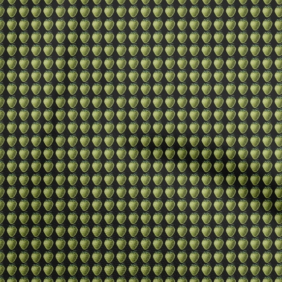 oneOone Velvet Green Fabric Fruits Sewing Craft Projects Fabric Prints By Yard 58 Inch Wide