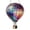C, variant on Hot Air Balloon Solar Pendant Light Flickering Flame Acrylic for Garden Patio Porch Yard Outdoor Party Decor