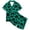 AB34 Green, variant on Tisuna Kids Girls Short Sleeve Pajamas Set Halloween Pumpkin Bat Print Collared Tops And Shorts Pjs Set Fashion Cute Kids Halloween 2 Pieces Indoor Wear For Age 2-13 Years