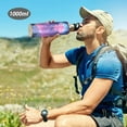 thumbnail image 6 of Yayeee 20oz Insulated Water Bottle Double Wall Stainless Steel with Flip Straw Lid, Neon Jellyfish, 6 of 7