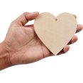 thumbnail image 2 of Corazón De Madera(50uds)Decoración De MaderaForma De CorazónPequeño10x10cmconAgujeros-AdornosparaBodas,Fiestas,Cumpleaños,Regalos,OcioyArtes, 2 of 5