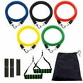 thumbnail image 5 of de de resistencia (11 uds.) con anclaje de puerta, mangos, de shamjiam Bandas de resistencia, 5 of 5