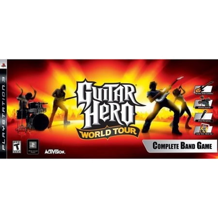 Guitar Hero World Tour - Band Kit (PS3) - Walmart.com