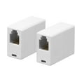 thumbnail image 4 of iMBAPrice RJ11 6P4C 1.3-inch New Straight Telephone Inline Coupler - White, 2 Pack, 4 of 7