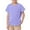 Purple, variant on Unisex Kids Pocketed Solid Short Sleeve T-Shirts, Casual Cotton Tops for Boys Girls