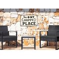 thumbnail image 4 of This Is My Happy Place Sign Retro Vintage Metal Sign Relax Decor for Home Cafe Bar Club Deck Yard Room Wall Decor Art 8x12 inch, 4 of 13