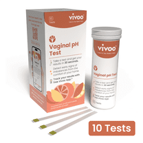 Vivoo Vaginal pH Test Strips, 10 Count - Quick and Accurate Health Monitoring