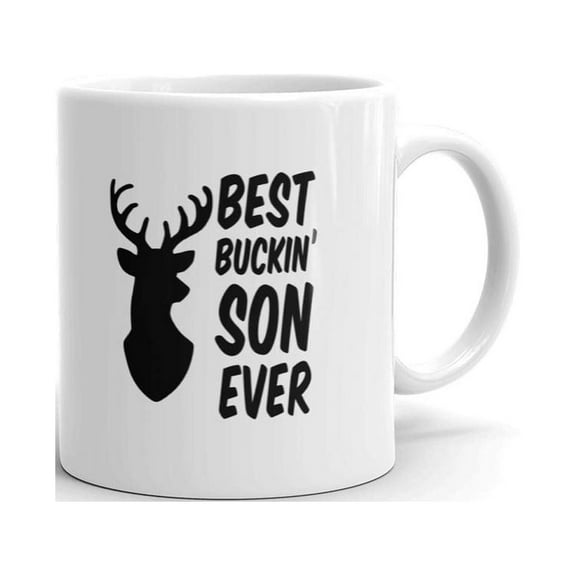 Best Buckin' Son Ever Deer Hunting Coffee Tea Ceramic Mug Office Work Cup Gift 11oz