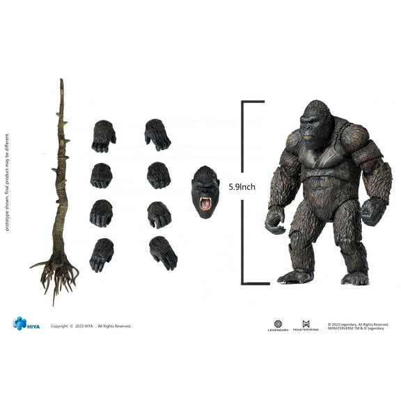 Hiya Toys Exquisite Basic Series King Kong Age 12-100 Action Figure, PVC (6")
