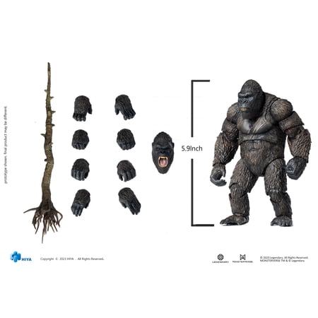 Hiya Toys Exquisite Basic Series King Kong Age 12-100 Action Figure PVC (6 )