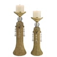thumbnail image 1 of OK Lighting Auric Twists Candleholder Set, 16.0", 1 of 3
