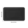 thumbnail image 2 of Hiroekza Thick Striped Foam Bath Rugs Soft Absorbent Velvet Bathroom Mats Non-slip Bottom Machine Washable 40x60cm Bath Mat Quick Dry Anti Mold Black, 2 of 8