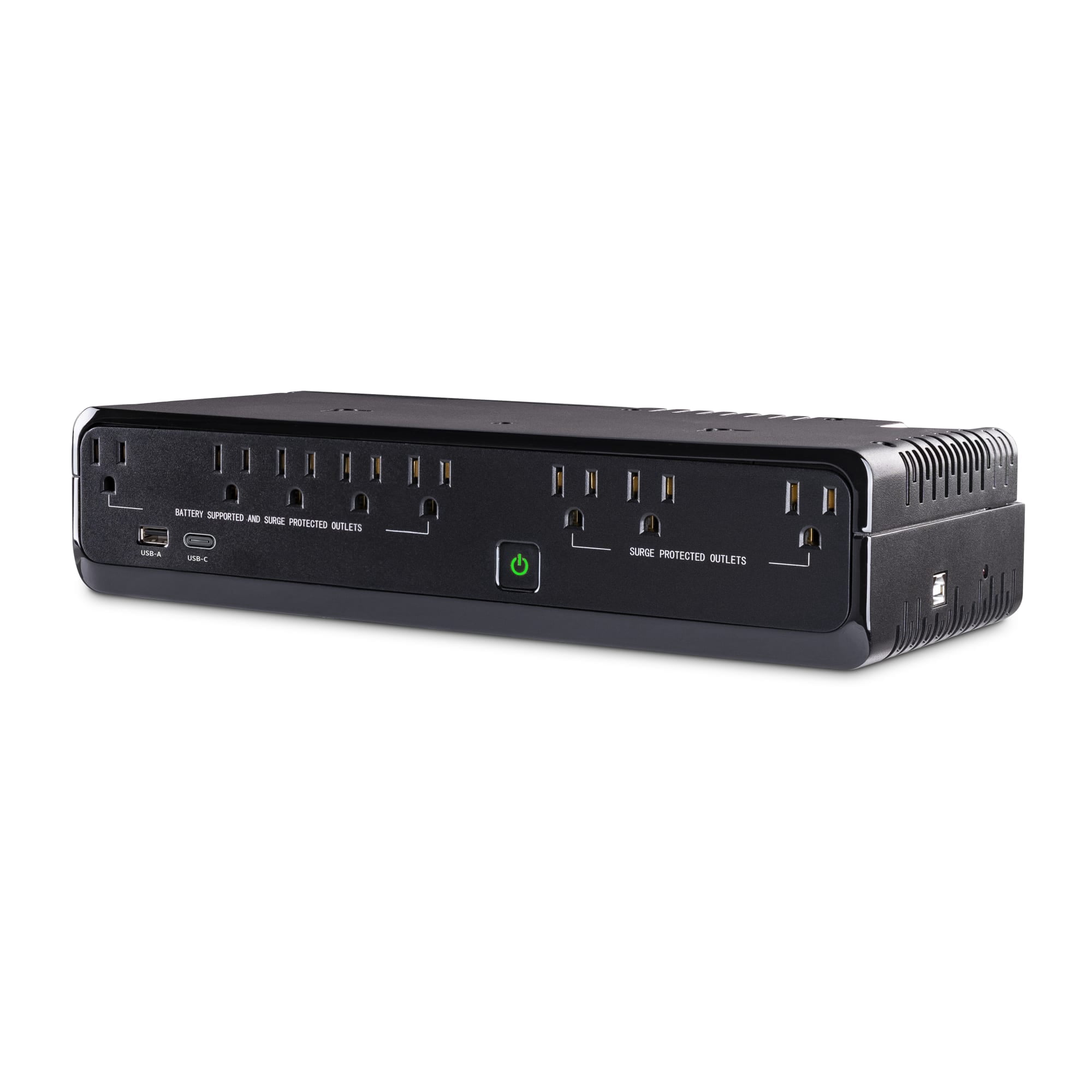CyberPower SL900UC UPS Systems 900VA/480W, 120V, NEMA 5-15P, Compact, 8 Outlets, Black