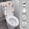 thumbnail image 3 of HELLHERO Universal Toilet Lid Covers Set Adjustable Elastic Bottom Dust-Proof Bathroom Toilet Cozy Set Soft Bathroom Supplies Machine Washable U-Shaped, Dachshunds, 3 of 8