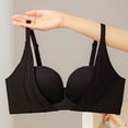 thumbnail image 4 of WCMZJ Women's Push Up Bra No Underwire Comfortable Wireless Bras Padded Plunge V Neck Gathering Bralettes, 4 of 6