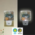 thumbnail image 2 of WOBOGO Blue Crab LED Night Light 2 Pcs Set 0.5 Watt Wall Plug in Dusk to Dawn Automatic Switch Soft White Light, 2 of 7