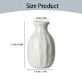 Small Ceramic Bud Vases Tactile Design for Home Decor and Hydroponics