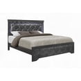 thumbnail image 3 of LED ILLUMINATED SHAKER GREY QUEEN BED WITH PADDED HEADBOARD, 3 of 5