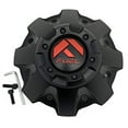 thumbnail image 2 of Fuel Matte Black with RED Emblem Wheel Center Cap Set of Four (4) 1001-63MBQ, 2 of 4