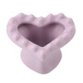 thumbnail image 2 of Ceramic Gua Sha Tool, Purple 3D Heart Shape Gua Sha Tool  for Face, 2 of 7