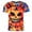 Pumpkin Halloween, variant on Aideaone Boys Girls Tie Dye Shirt Hippies Senior Rainbow Tees T Shirts for Kids 4-14 Years