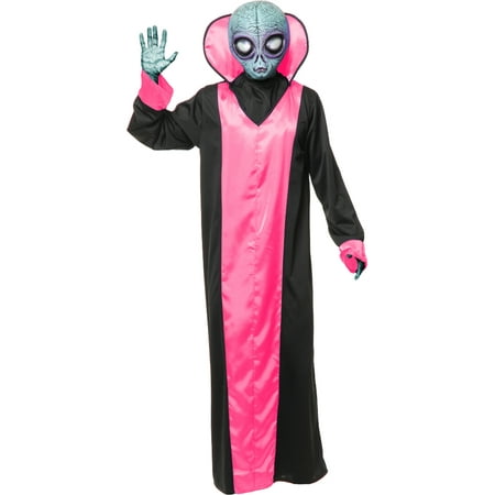 Adult's Mens Take Me To Your Leader Fuchsia Alien Robe