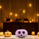 thumbnail image 5 of Cojín Decorativo de Calabaza para Halloween, Suave Cojín Sintético de Calabaza, Centro de Mesa de Algodón Negro y Rosa, 15 X 15 X 9 Cm, Seguro para Niños y Decoración de Fiestas., 5 of 7