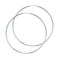 thumbnail image 2 of 14k Solid Italian Yellow Gold Plain Endless Hoop Earrings 1.2mm X 60mm/2.36", 2 of 2