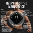 thumbnail image 4 of Estimulador de abdominales Innocareer, equipo de fitness EMS para abdominales, brazos, hombros, espalda, piernas y caderas. Estimulador de abdominales para mujeres y hombres., 4 of 5