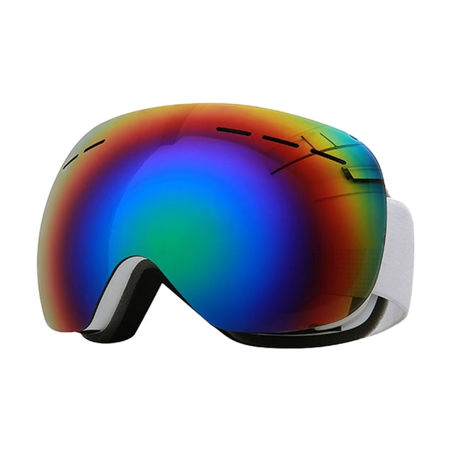Lunettes de ski pour Adultes, Grandes Lunettes Sphériques