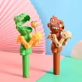 thumbnail image 1 of Robot piruleta de dinosaurio auspicioso-extraño, Robot creativo para comer dulces, regalo del Día de los Inocentes, juguete de comida, 2 uds., 1 of 4