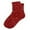 Red, variant on Sparkly Women's Novelty Glitter Ankle Socks Casual Ladies Bright Retro Sock