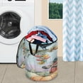 thumbnail image 4 of Wobogo Scarecrow Foldable Laundry Baskets with Carry Handle Zipper Closure Travel Bathroom College Dorm Essentials, 4 of 5