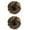 Ginger Brown Mix Dark Brown-Thin Style, variant on 2pcs Hair Bun Updo Hairpiece Wavy Curly Messy Donut Chignons Hair Piece Wig Hairpiece Scrunchie Bun Up Do | Ponytail Extensions
