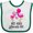 White and Green, variant on Inktastic My Gigi Loves Me with Two Flamingos Boys or Girls Baby Bib