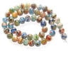 - 6mm Millefiori Beads - Glass Millifiori Glass Lampwork Beadss, Many Flower (M18)