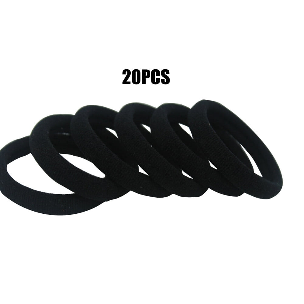Coil Hair Ties Clear Ponytail Elastics Thick Hair Bands for Buns Hair Ties for Babies Same Day Hair No Damage Hair Bands Extra Long Hair Elastics for Women's Hair Bands Thick Hair Baby Scrunchies