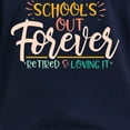 thumbnail image 3 of CafePress - School's Out Forever, Retired Long Sleeve T Shirt - Women's Long Sleeve Graphic Tee Casual Fit, 3 of 4