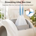 thumbnail image 2 of ACDANC 2026 New 120 Count Self-Cleaning Cat Litter Box Liners Bag,Thick Heavy Duty Drawstring Replacement Cat Litter Box Liners for Home,Apartment,Kennel,18"X 12.6", 2 of 7