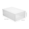 thumbnail image 4 of White Plastic Storage Box in Drawer Style for Underwear Socks and Bras with Large Capacity, 4 of 6