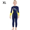 thumbnail image 2 of Soidarity DIVE SAIL Niños Traje de buceo Cuello 2.5 mm A prueba de sol Cálido Mantener 3 capas Impermeable Natación Playa Jugar Traje de Deportes acuáticos Amarillo SG Soidarity OD003303-04, 2 of 6